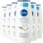 Nivea 6x Douchegel Coconut & Jojoba Oil 250 Ml