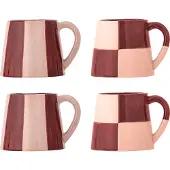 Bloomingville Floki mokken roze set van 4 stuks