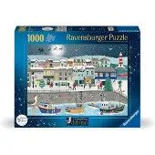 Ravensburger Kerstmis in de Haven Puzzel (1000 stukjes)