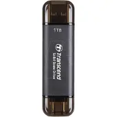 Transcend ESD310C 1 TB Externe SSD harde schijf USB-A 3.2 Gen 2, USB-C Zwart TS1TESD310C