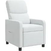 vidaXL Recliner Wit Polyester