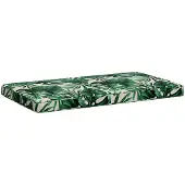 vidaXL 1-delig Bankkussen VUGHT 100% Polyester Bladpatroon