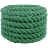 vidaXL Katoenen Touw 30 mm 50 m Groen 100% katoen