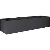 vidaXL Plantenbak Zwart 280 x 80 x 60 cm Koudgewalst staal
