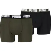 Puma Boxershorts olijfgroen / zwart / wit