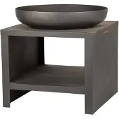 Esschert Design FF526, losstaande vuurkorf, open model, geschikt voor hout, zwart, voor buiten, staal