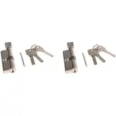 Torribaly 2x 70mm cilinderslot accessoires binnen zinklegering deur Europees Stan