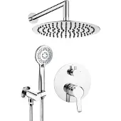 Deante Inbouw doucheset, thermostaatkraan, regendouche, chroom
