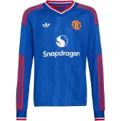 Adidas Functioneel shirt 'Manchester United 26/27' royal blue/koningsblauw / donkeroranje / kersrood / wit
