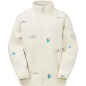 Picture Organic Clothing - Nyss Embro Zip Fleece Tofu voor Dames - Maat S - Beige