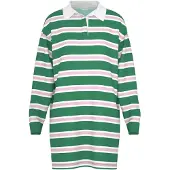 Mey Jurk groen / oudroze / wit