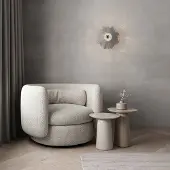 Lyora Wandlamp Elvio grijs Ø 30cm