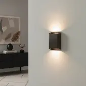 Artdelight Wandlamp Diaz L Donker Brons