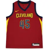 Nike Mitchell Cleveland Cavaliers basketbalshirt voor kinderen (Team Rood)
