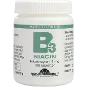 Natur Drogeriet B3 Niacin (Nicotinic acid) 22 g 100 stk.
