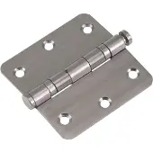 Starx Kogelscharnier ronde hoek 89x89 RVS (per 3)