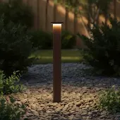 Lyora Moderne padverlichting Bast roestbruin 65cm - 3000K