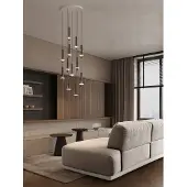 Lyora Design hanglamp Noemi zwart met wit Ø 62cm
