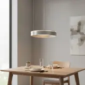 Lyora Moderne hanglamp Olivia nikkel Ø 60cm