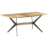 vidaXL Eettafel 180x90x76 cm massief mangohout