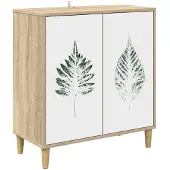vidaXL Dressoir HANAU Sonoma 69 x 33 x 75 cm Bewerkt hout