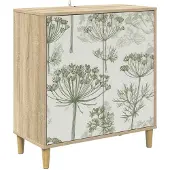 vidaXL Dressoir GOTHA Sonoma 69 x 33 x 75 cm Bewerkt hout