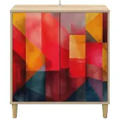 vidaXL Dressoir HEESCH Sonoma 69 x 33 x 75 cm Bewerkt hout