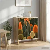 vidaXL Dressoir ZAANDAM Sonoma 69 x 33 x 75 cm Bewerkt hout