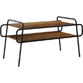 vidaXL Salontafel Oud hout 100 x 50 x 51 cm Bewerkt hout