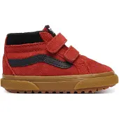 Vans Sk8-Mid V Insulated suède sneakers - donkerrood/zwart Meerkleurig - maat 23.5
