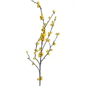 Clayre & Eef Decoratie Tak Geel Kunststof