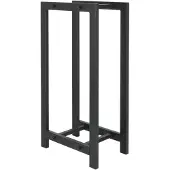Fancy flames Houtopslag zwart M - Esschert Design