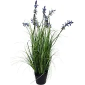 Oosterik Home Lavendel lila siergras in pot H 94 cm kunstplant
