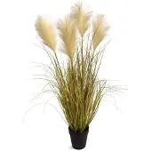 Oosterik Home Pampasgras perzik H 94 cm kunstplant