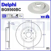 Delphi BG9560BC Remschijf
