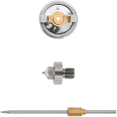 vidaXL HVLP Spuitpistool Spuitmond 0,8 mm Mondstuk zilver