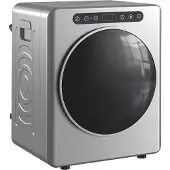 HOMCOM Wasdroger-Roestvrij staal, staal-49L x 43B x 61H cm-Zilver