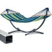 Potenza KOMPAKT Premium Hamak-stalen frame met acadia-hangmat