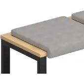vidaXL Bankkussen 4 st Microvezel Lichtgrijs Diepte 35 cm