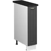 Vicco Apotheekkast Fame-Line Anthrazit-Gold Landhaus/Wit 20 cm, WB Antraciet, Model 62060