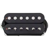Gotoh GPU-HBCLABNX Classic Alpha Humbucker Pickup - Alnico 2 bars, hals, zwart