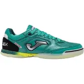 Joma Top Flex Zaalvoetbalschoenen (IN) Turquoise Zilvergrijs Geel