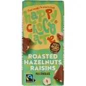 Happy Chocolate Roasted Hazelnuts Raisins 100GR