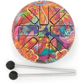 Ancient Wisdom Small Hapi Drum Psychedelic- 13x9cm