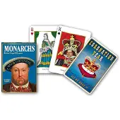 Piatnik speelkaarten Monarchs Britse koningen en koninginnen kaartspel.