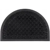 Galicja HARRY Halve Maan Deurmat 60x40 cm Zwart Antislip PVC