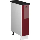 Vicco Apotheekkast Fame-Line, Bordeauxrode hoogglans/Wit, 20 cm, WB Antraciet