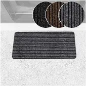 ANRO Deurmat Mischa Grijs 80x40cm – Schoonloopmat Antislip Rubber