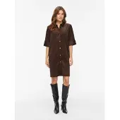 Vila Blousejurk 'VICOURDIE' donkerbruin