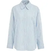 We fashion Blouse lichtblauw / wit